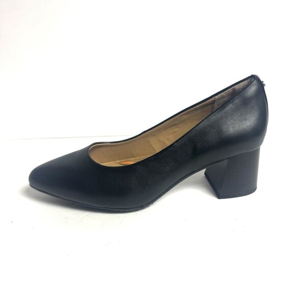 Hush Puppies Womens Glory Pump Heel Black Size 8W - Picture 1 of 5